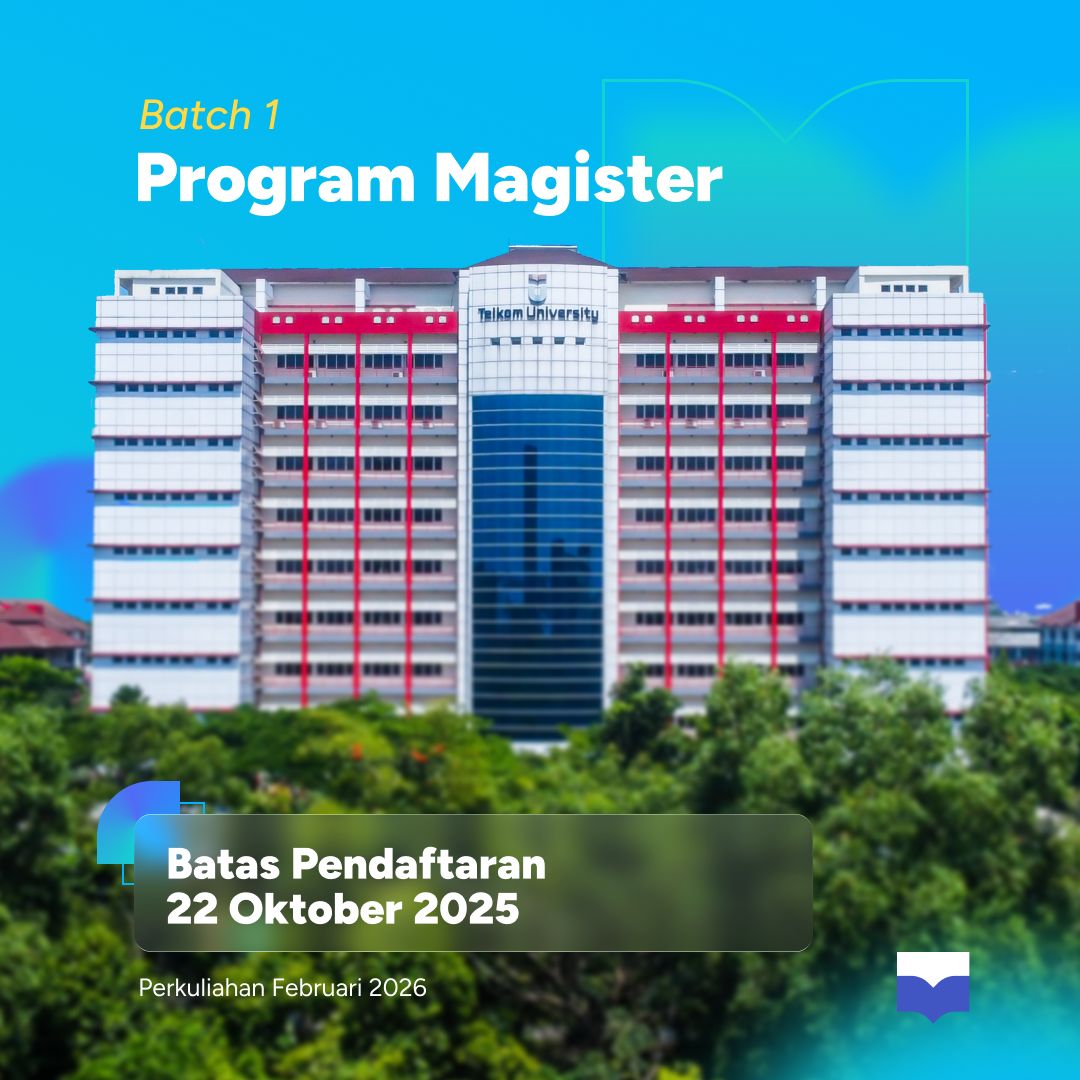 Featured image jalur seleksi pascasarjana batch 1 ganjil telkom university 2026