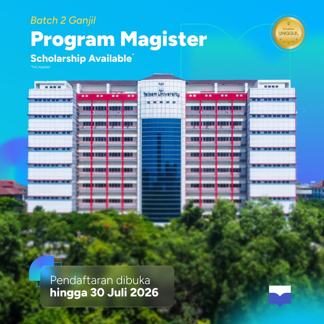 Featured image jalur seleksi program magister batch 2 telkom university