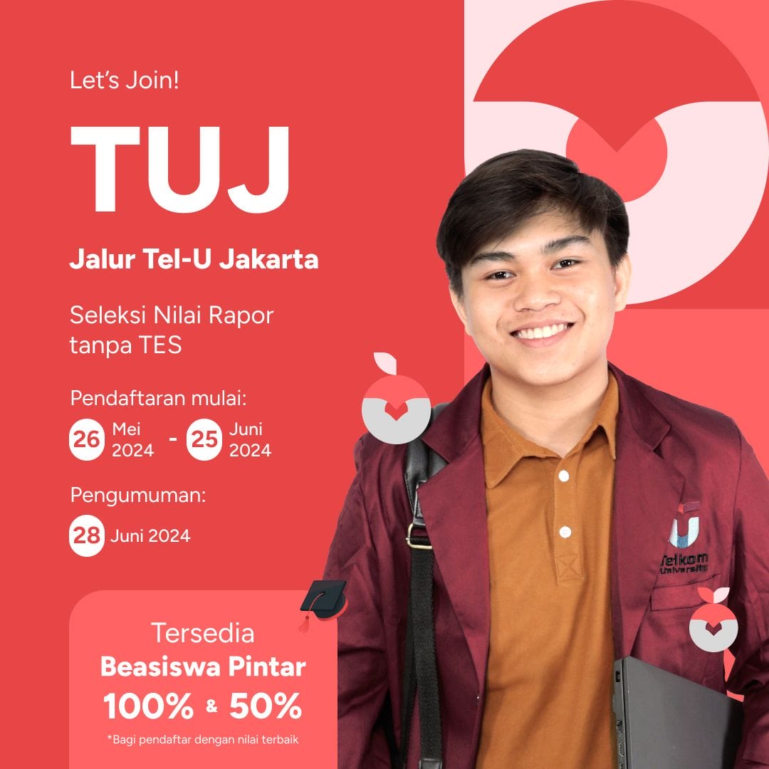 SMB Telkom University Jalur Seleksi TelU Kampus Jakarta