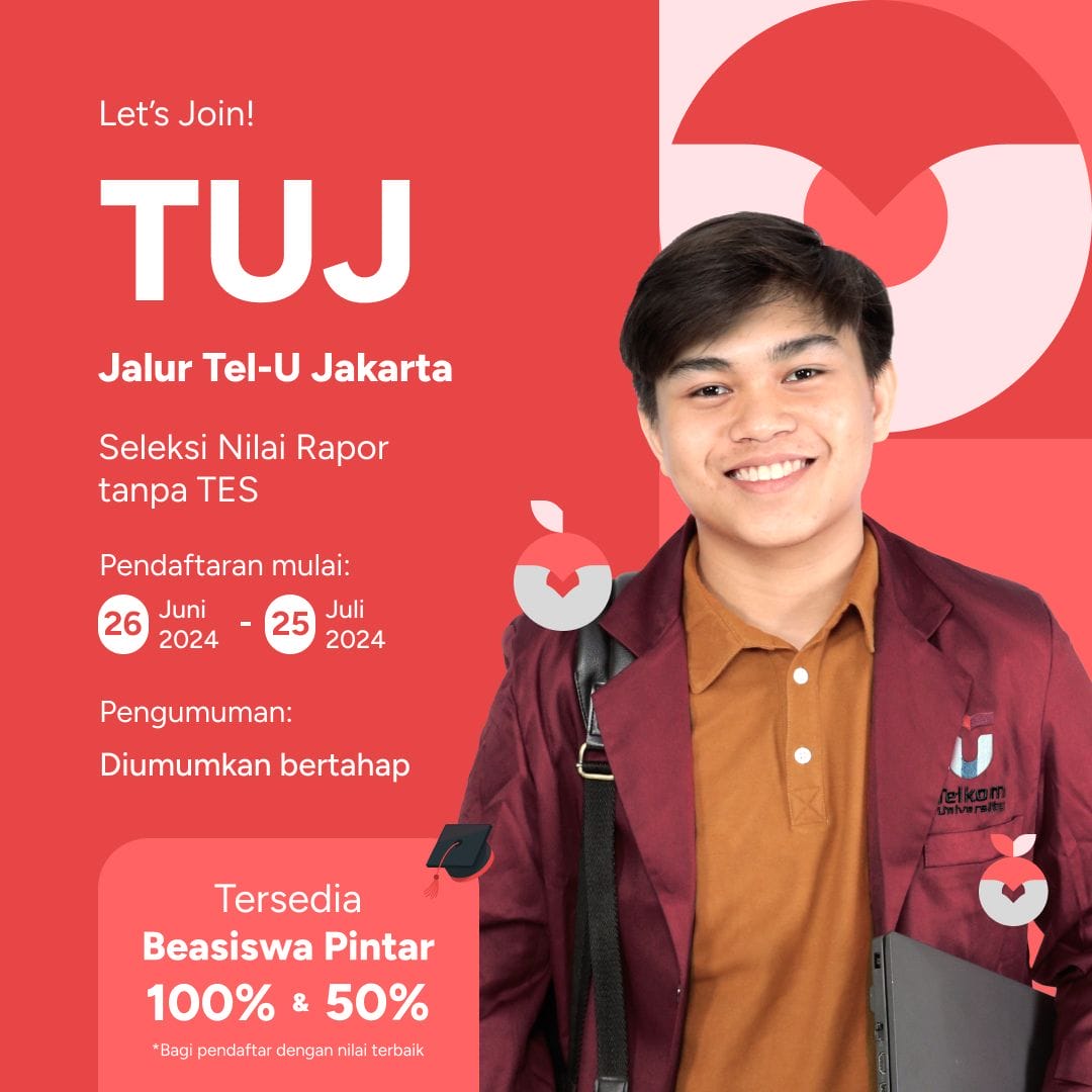 Featured Image Jalur Seleksi Telkom University Jakarta Juni 2024 Updated