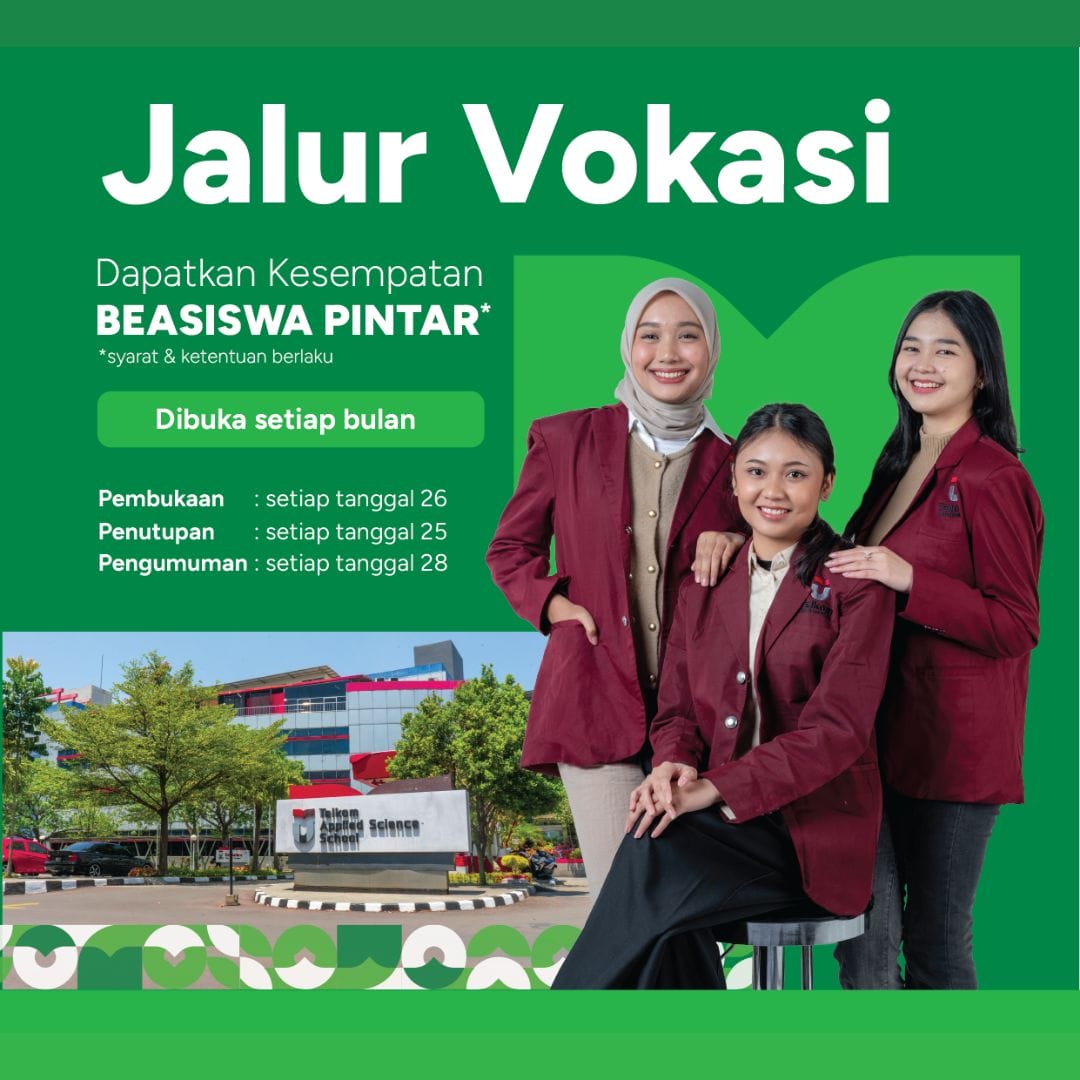 Featured Image Jalur Seleksi Vokasi Telkom University 2025