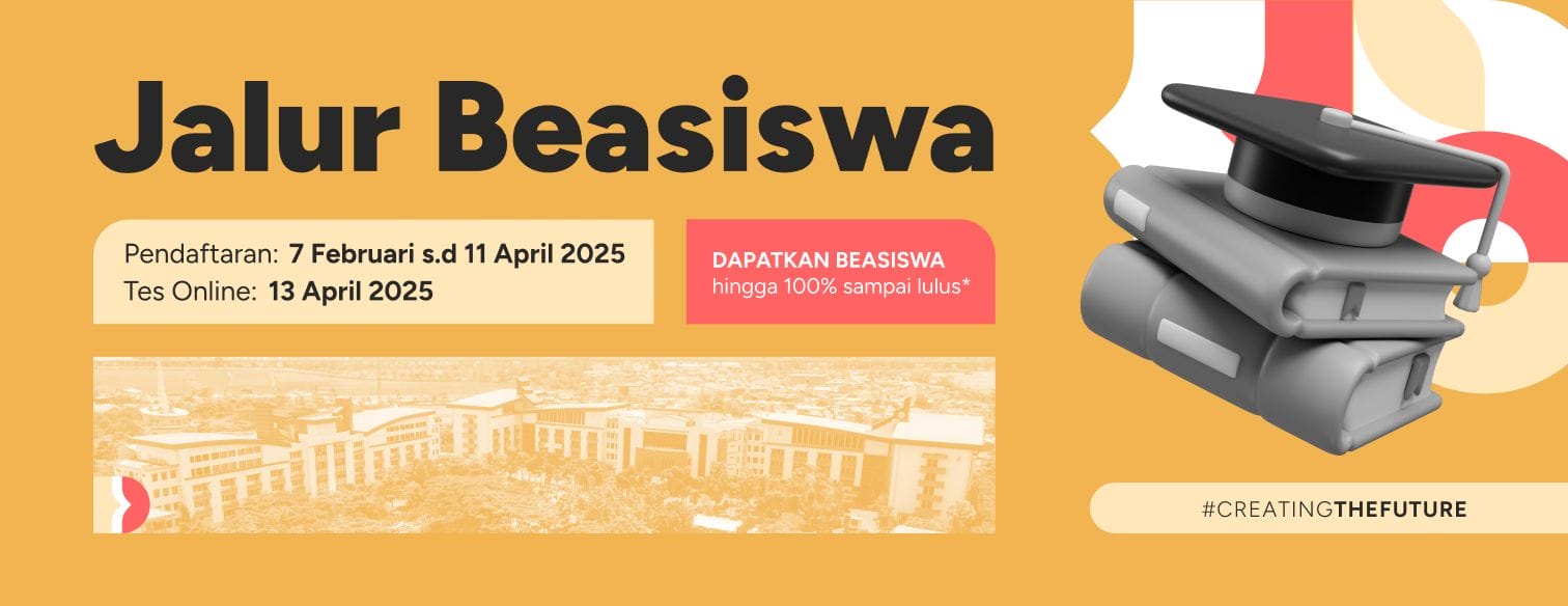 Web Banner Jalur Beasiswa Telkom University 2025