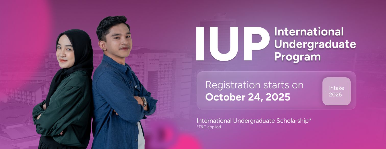 Web banner jalur seleksi iup november telkom university 2026