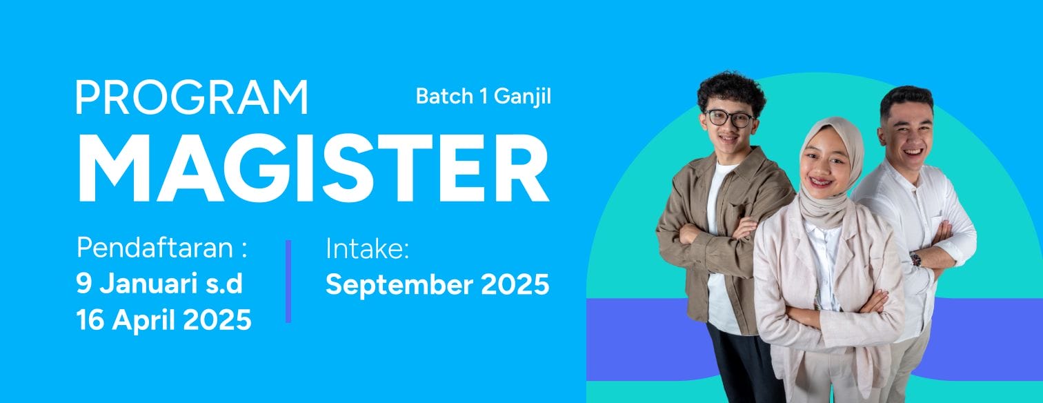 Web Banner Jalur Seleksi Pascasarjana Batch 1 Ganjil Telkom University 2025