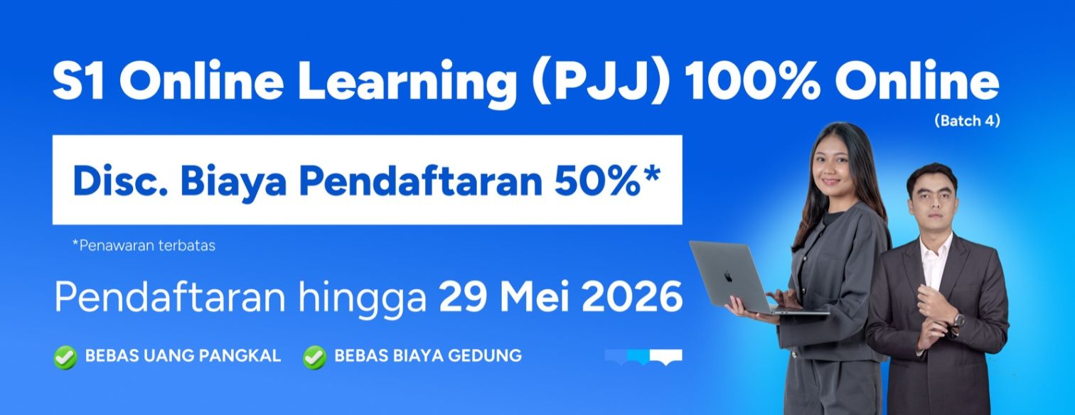 Web banner jalur seleksi pembelajaran jarak jauh pjj periode april mei telkom university