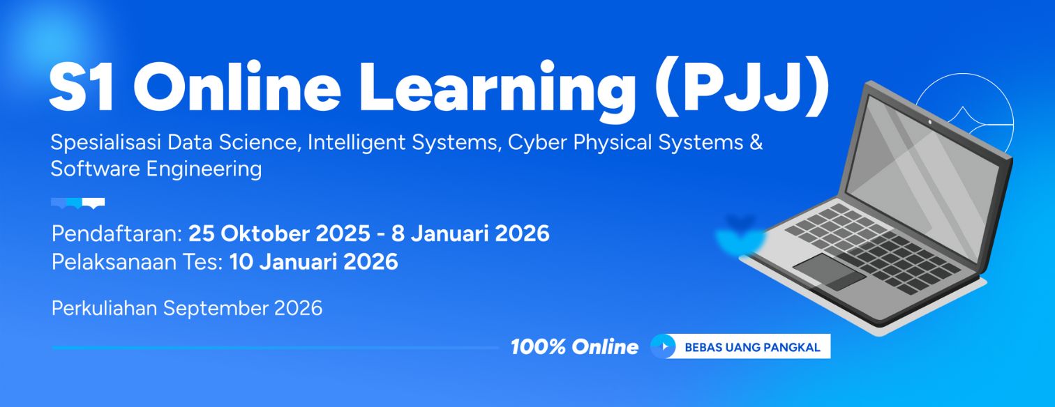 Web banner jalur seleksi pjj batch 2 telkom university 2026