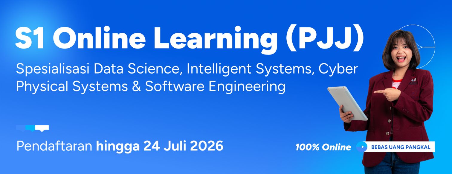 Web banner jalur seleksi pjj online learning juli telkom university
