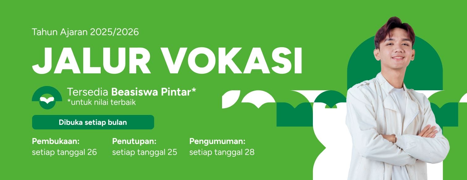 Web Banner Jalur Seleksi Vokasi Telkom University 2025