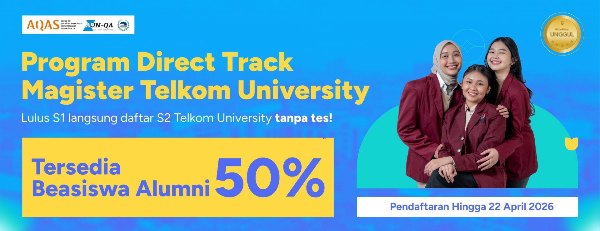 Webbanner Pascasarjana Direct Track 2026 Ganjil Batch 1 (versi SMB)