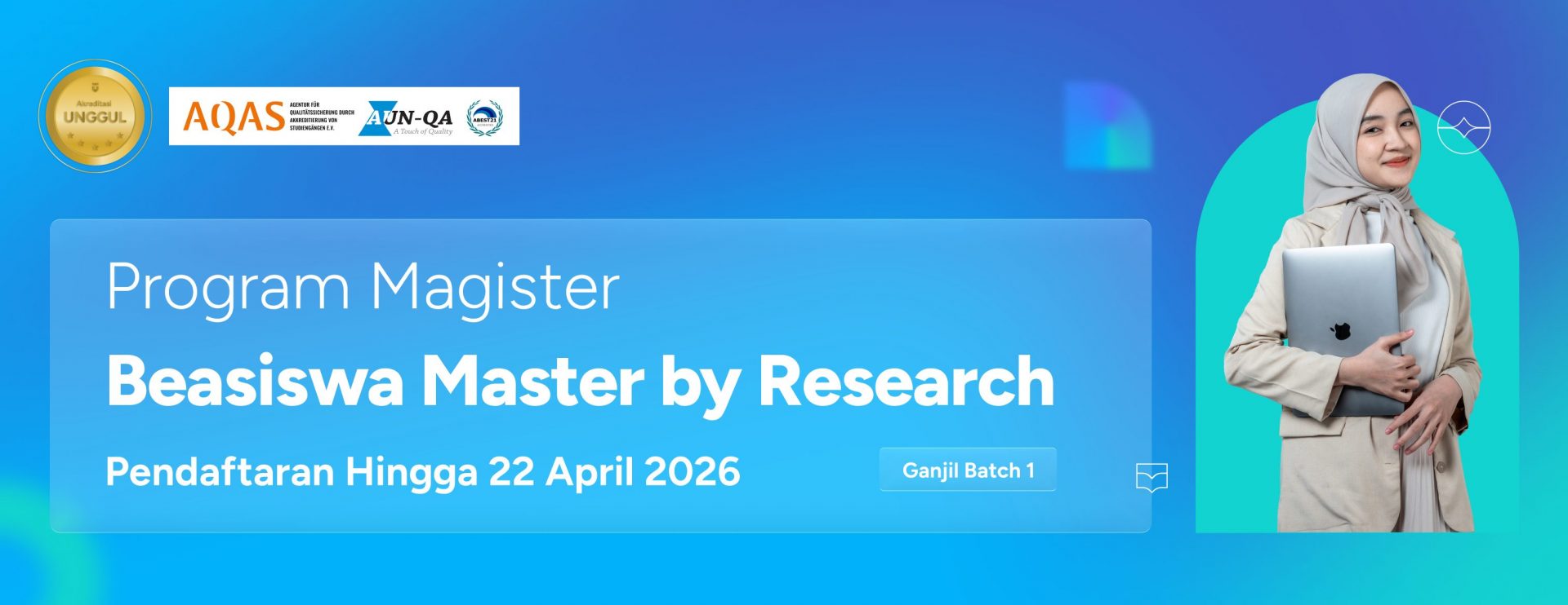 Webbanner Pascasarjana Master by Research Batch (Ganjil Batch 1) (versi SMB)