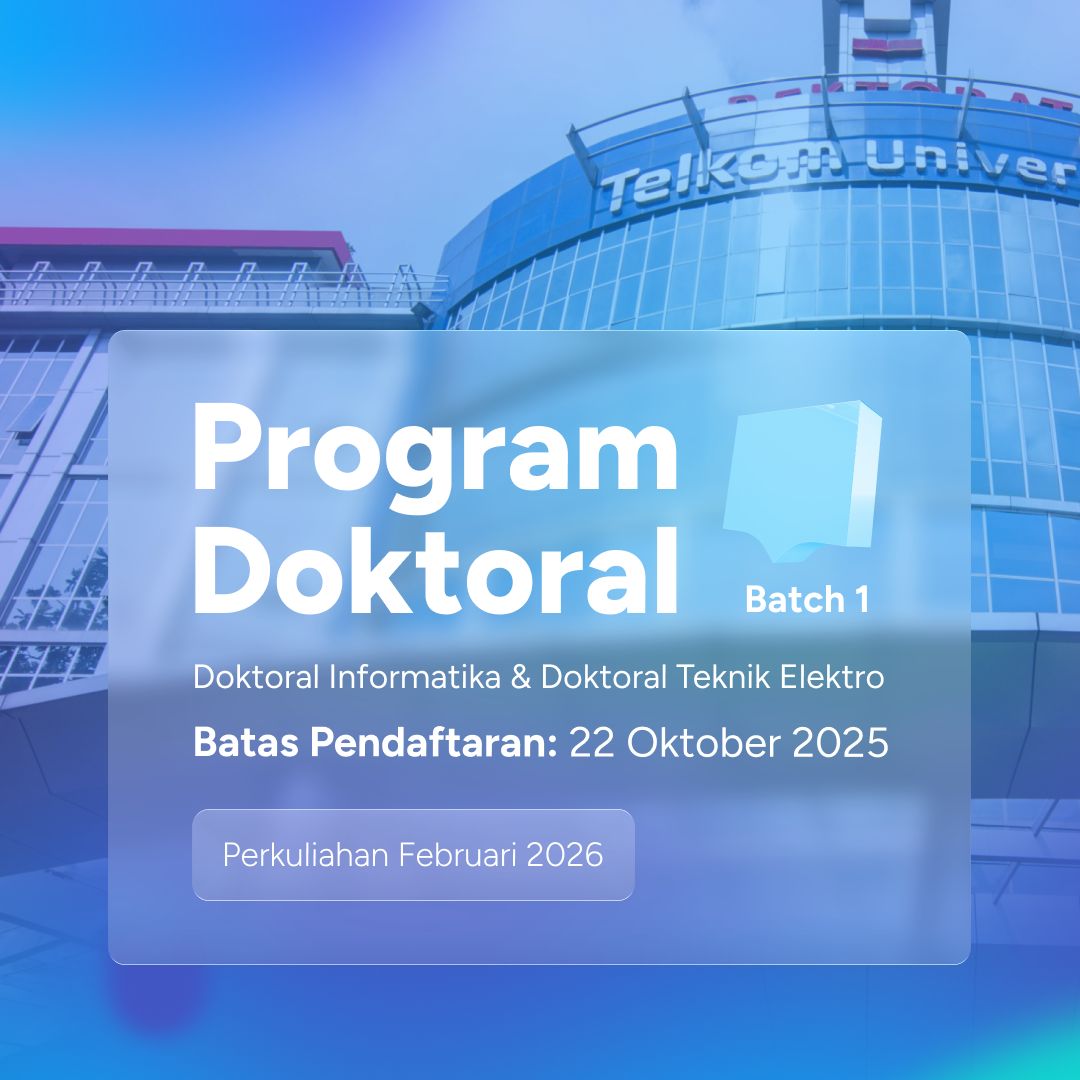 Featured image jalur seleksi doktoral batch 1 ganjil telkom university 2026