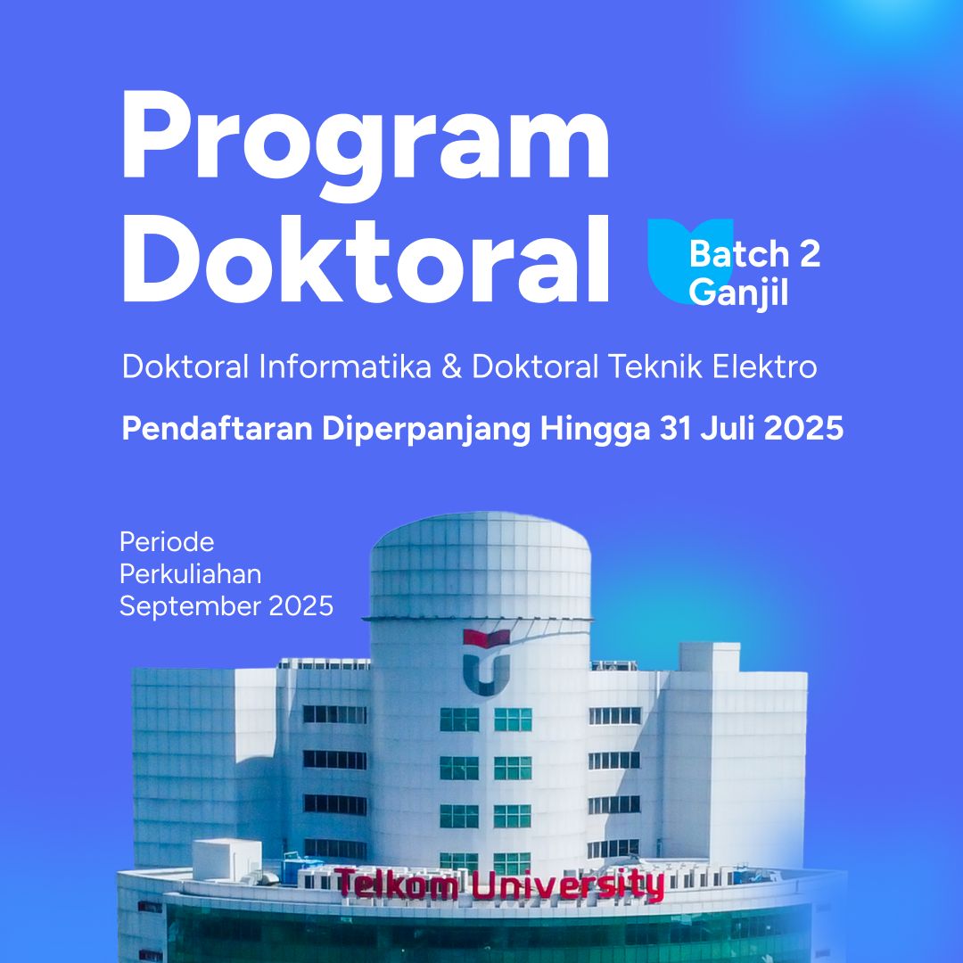 Featured image jalur seleksi doktoral batch 2 ganjil telkom university 2025 updated