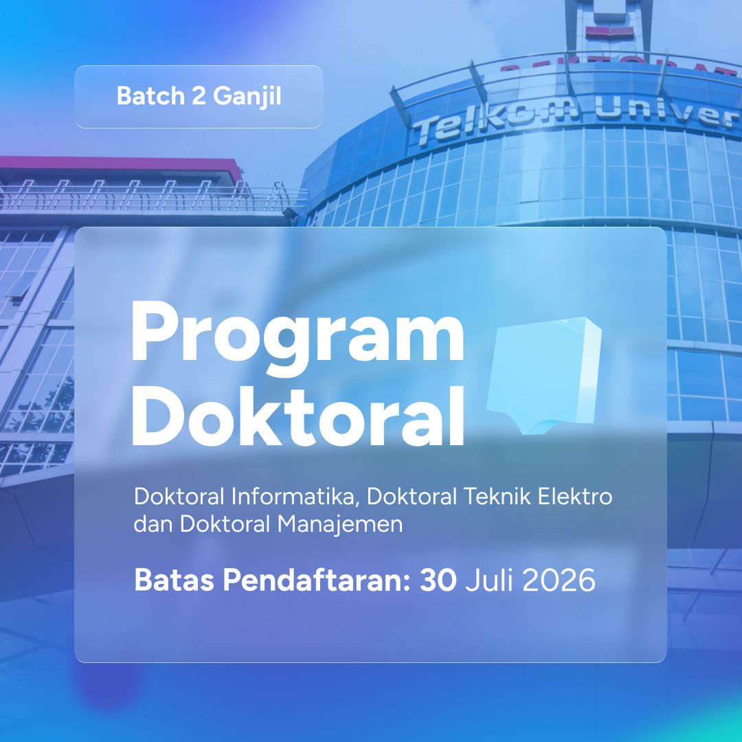 Featured image jalur seleksi program magister batch 2 telkom university