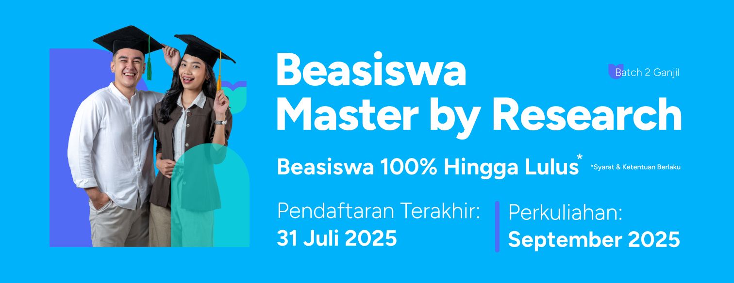 Web banner jalur seleksi master by research batch 2 ganjil pascasarjana telkom university 2025 updated