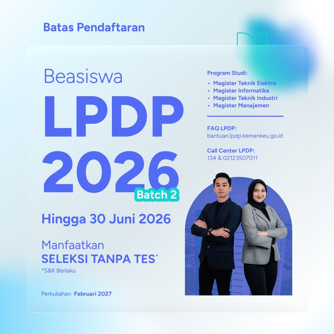 Featured image jalur seleksi beasiswa lpdp pascasarjana juni telkom university