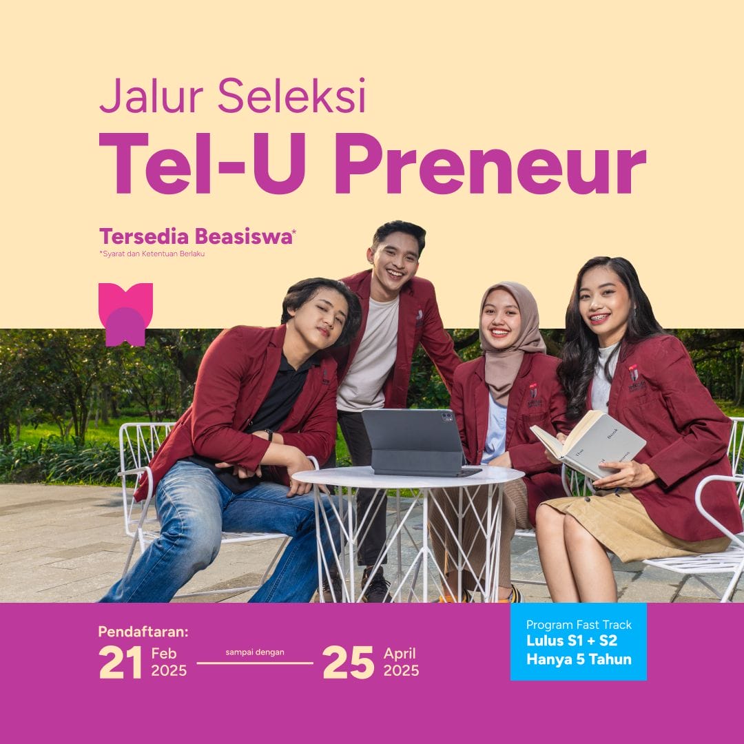 Featured Image Jalur Seleksi Tel U Preneur Telkom University 2025