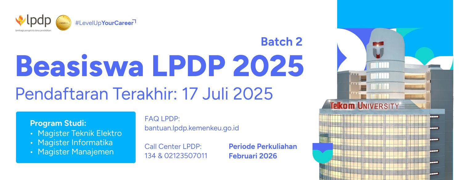 Web banner jalur seleksi fast track telkom university 2025 updated