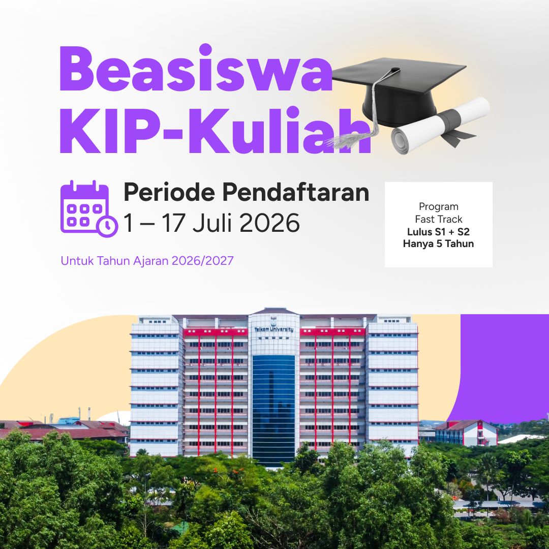 Featured image jalur seleksi beasiswa kip kuliah telkom university 20262026 (1)