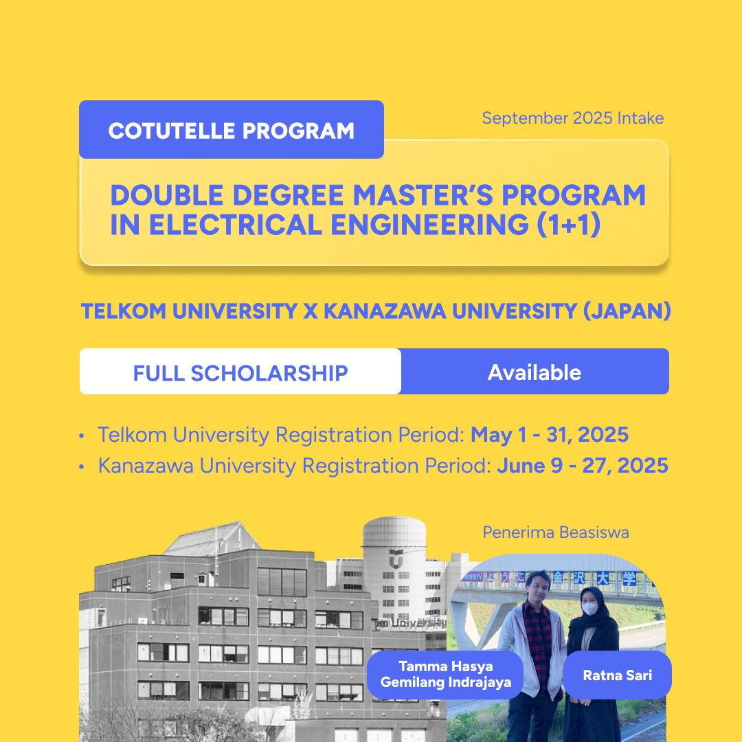 Featured Image Jalur Seleksi Double Degree Kanazawa X Telkom University 2025