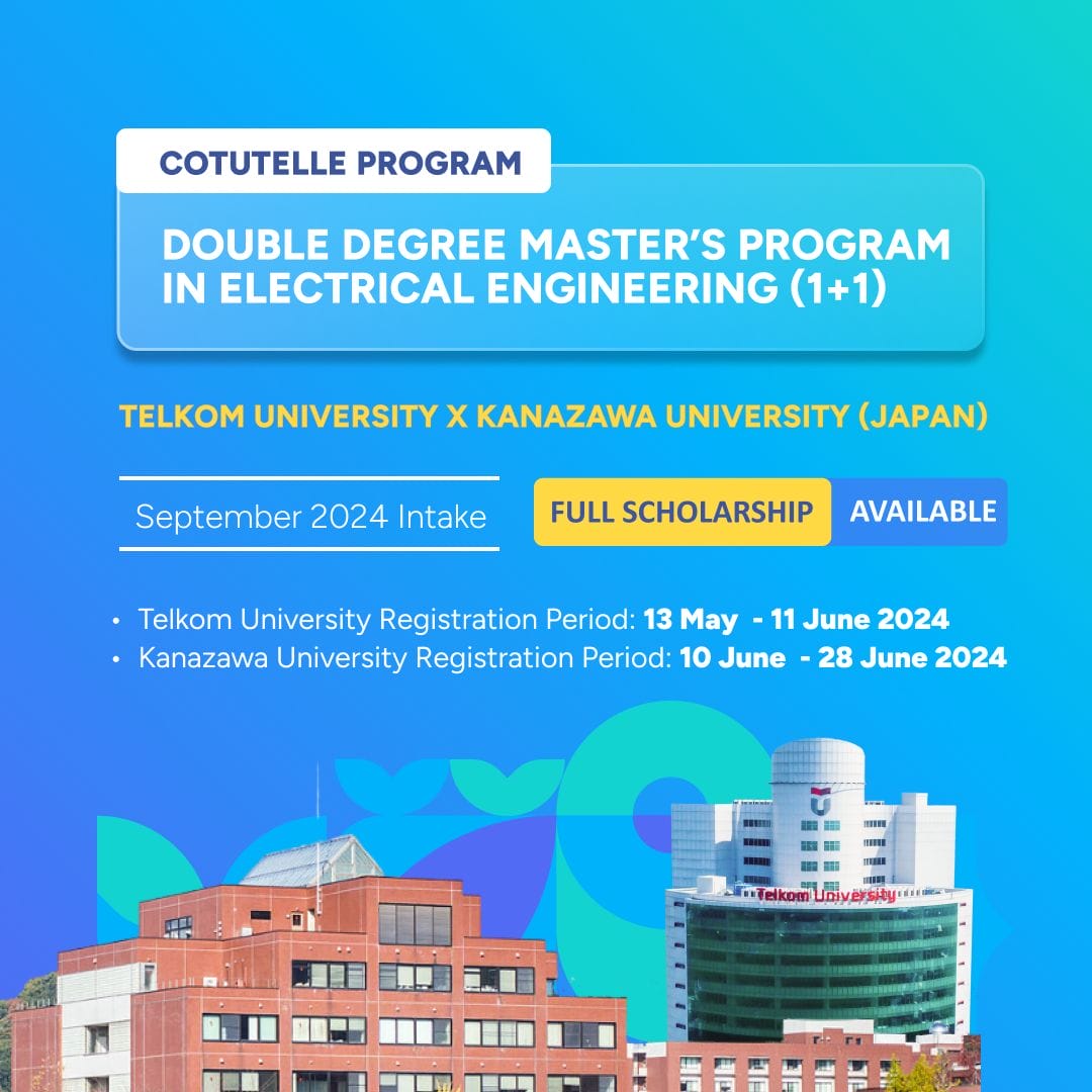 Featured Image Jalur Seleksi Double Kanazawa X Telkom University 2024