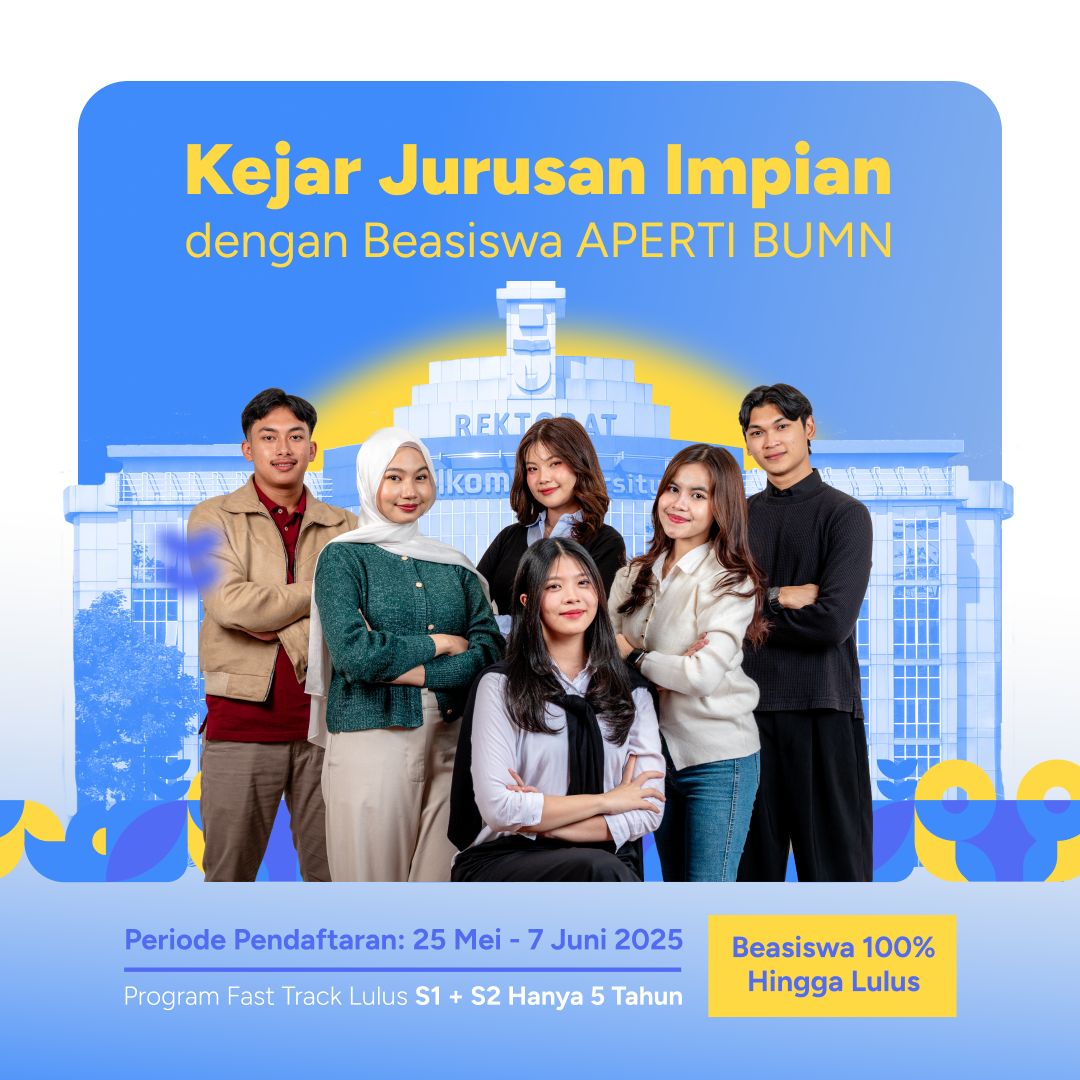 Featured image jalur seleksi beasiswa aperti bumn telkom university