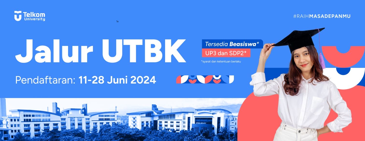 Web Banner Jalur Utbk Telkom University 2024