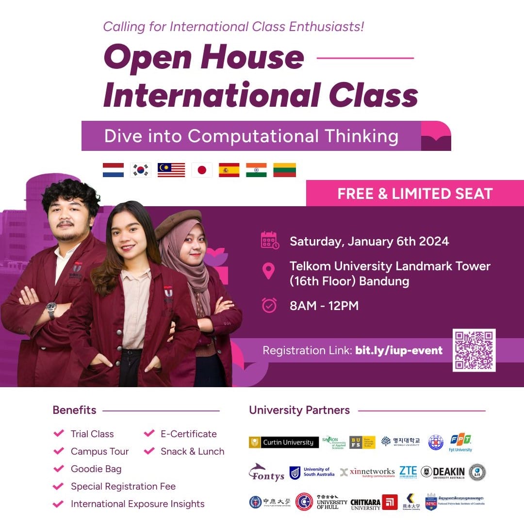 Open House International Class Telkom University 2024 