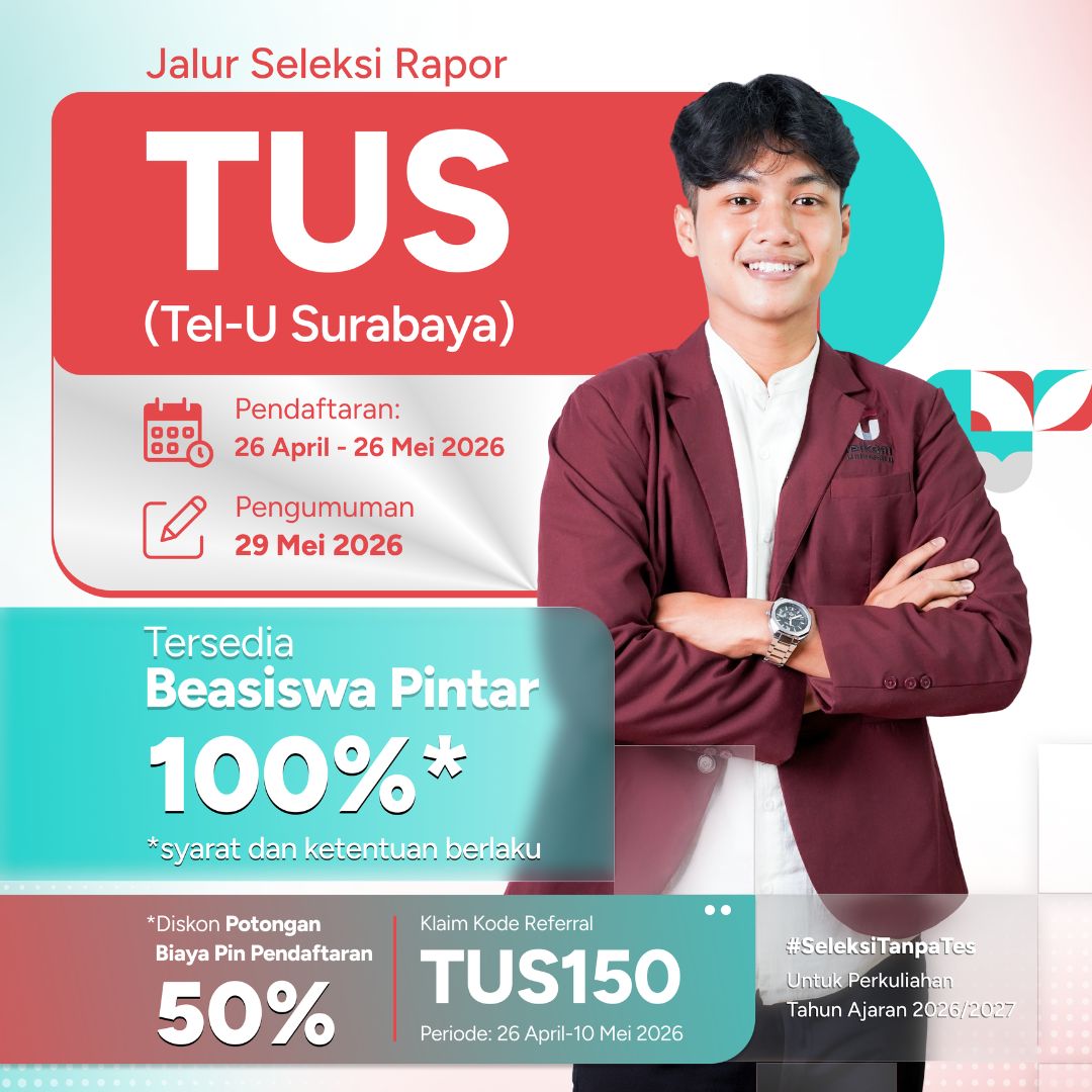 Featured image jalur seleksi telkom university surabaya mei