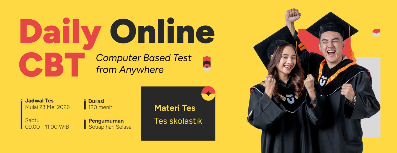 Web banner jalur seleksi daily online test telkom university