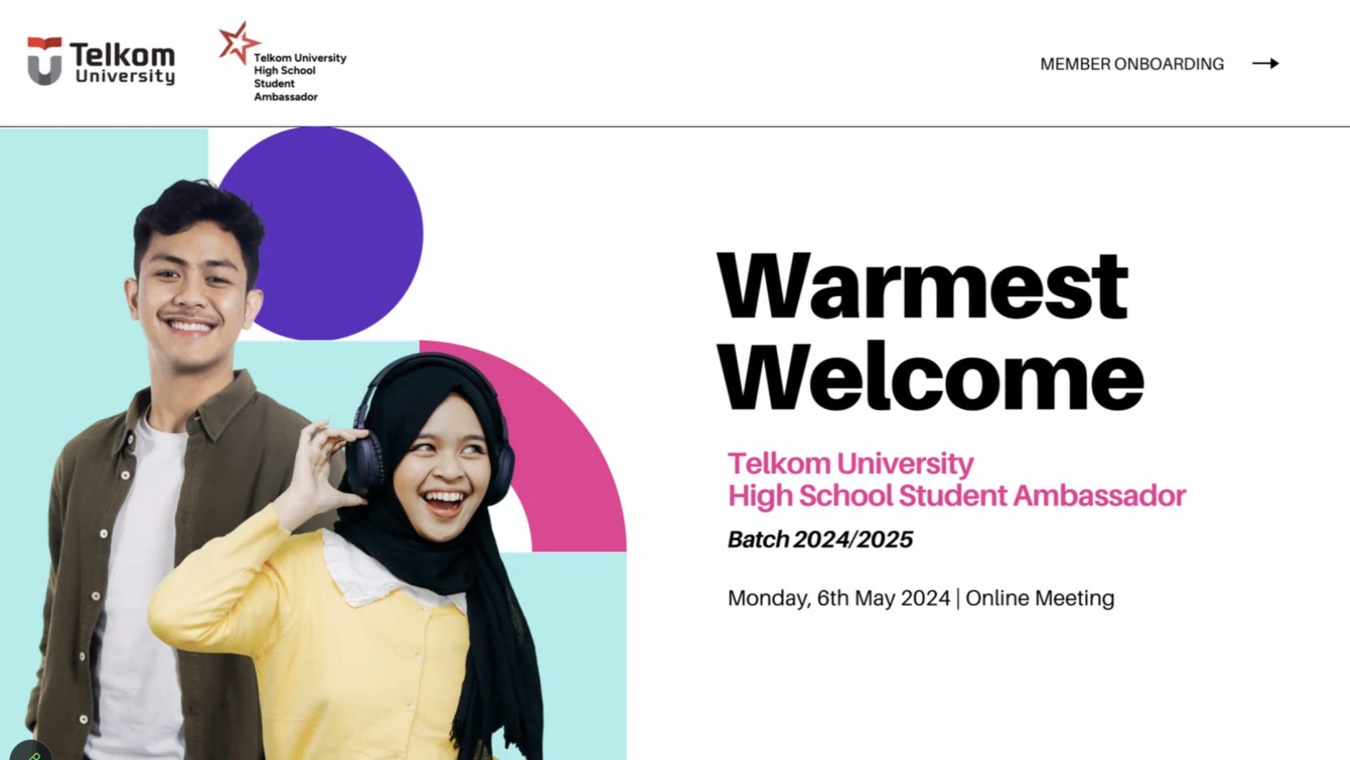 Telkom University High School Student Ambassador 2024