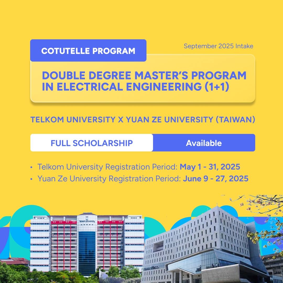 Featured image jalur seleksi double degree yuanze x telkom university 2025