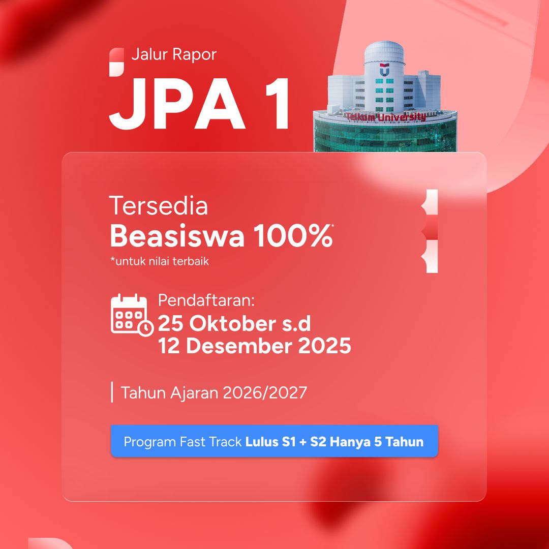 Featured image jalur seleksi jpa 1 telkom university 2026