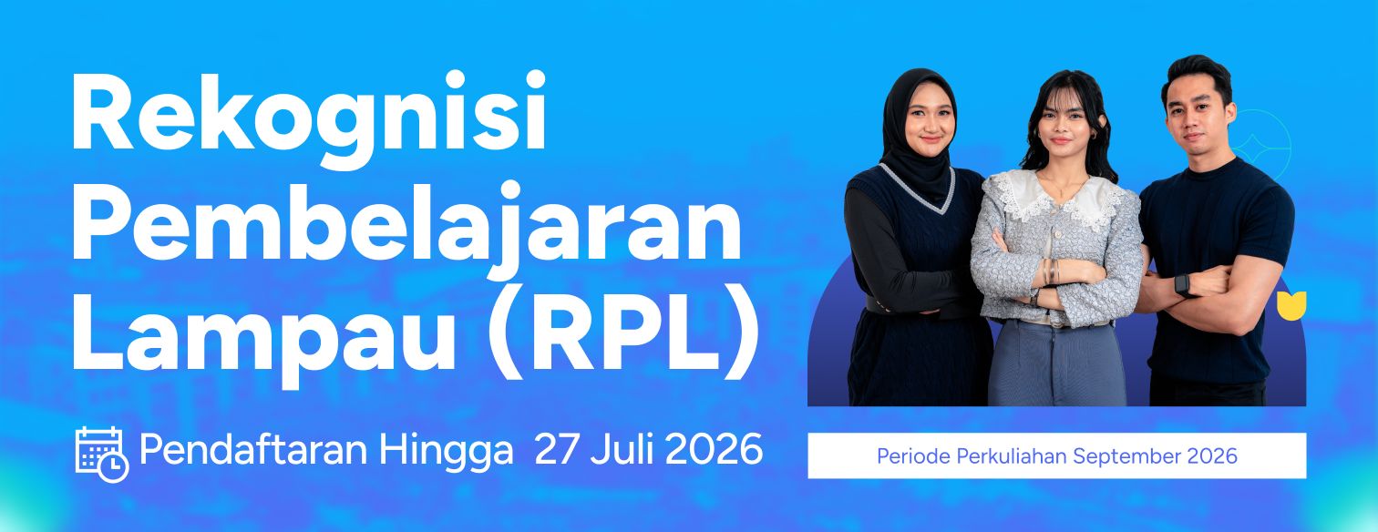 Web banner jalur seleksi rekognisi pembelajaran lampau rpl telkom university