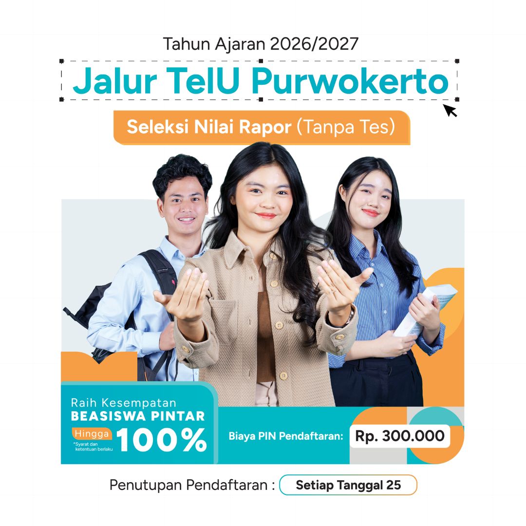 Featured image jalur seleksi telkom university purwokerto 2026 updated