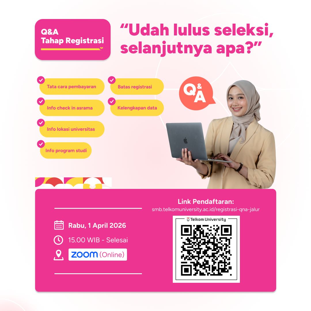Event 2026 03 26 QnA Tahap Registrasi Telkom University