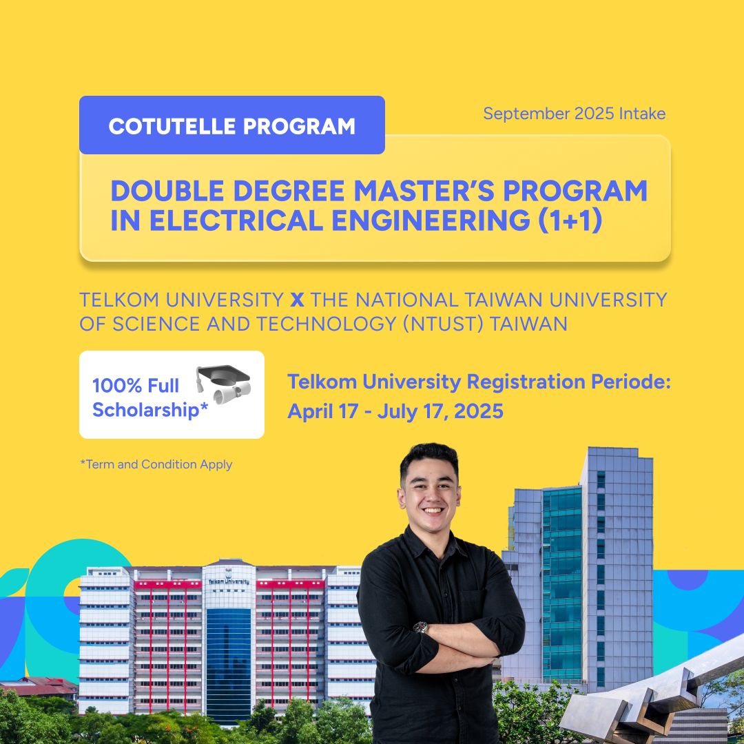Featured image jalur seleksi double degree ntust x telkom university 2025