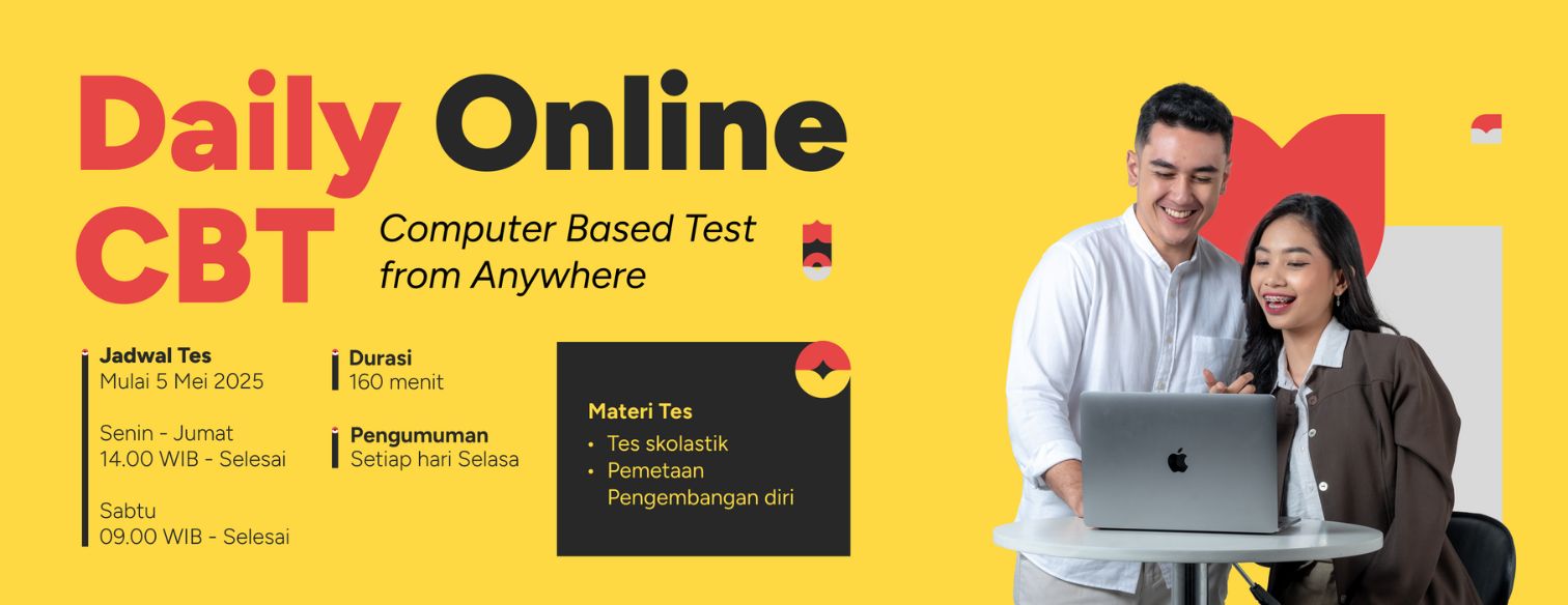 Web banner jalur seleksi daily online test telkom university 2025 updated