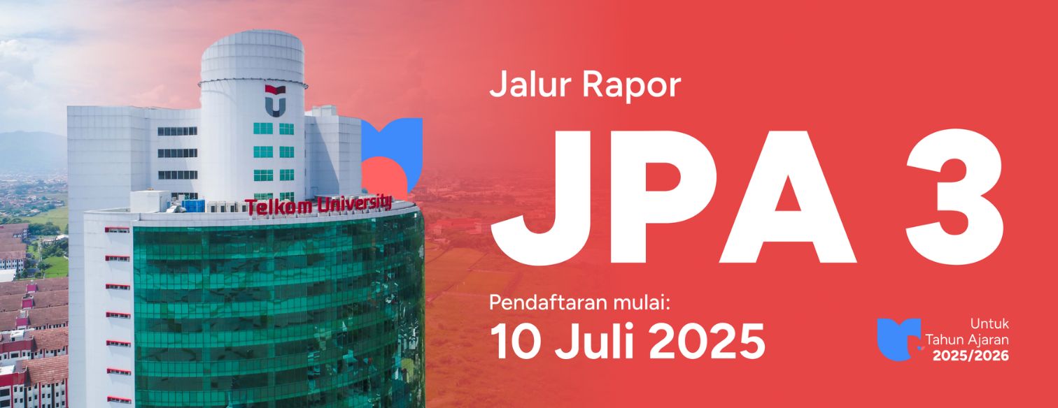Web banner jalur seleksi jpa 3 telkom university 2025 updated