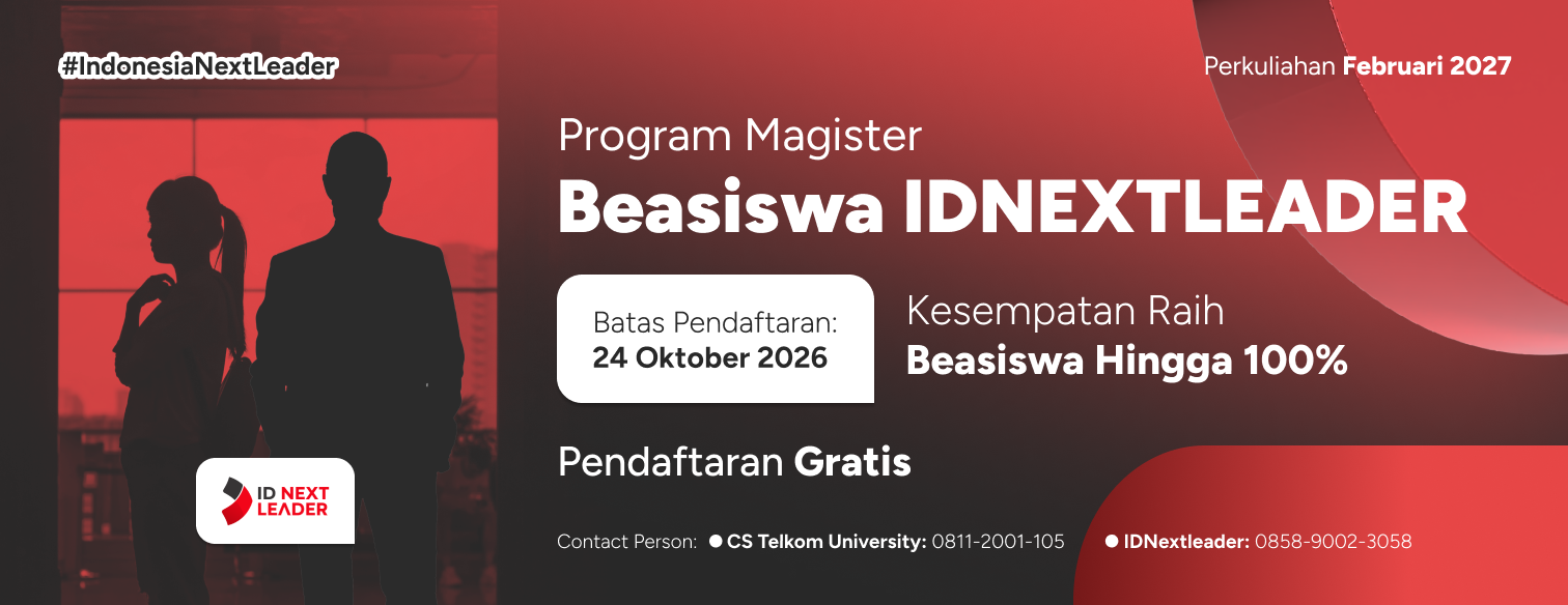 Webbanner SMB Pascasarjana Beasiswa IDNEXTLEADER
