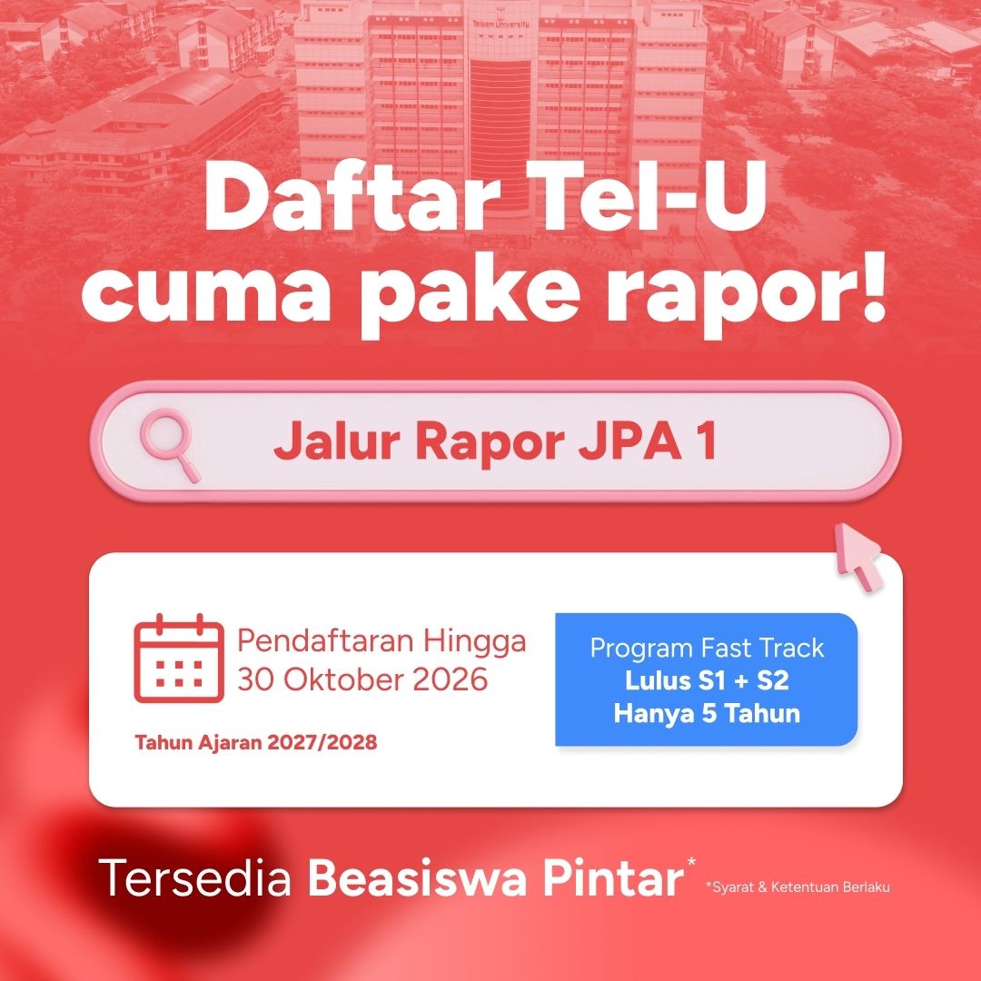 Featured image jalur seleksi jpa 1 telkom university 2027