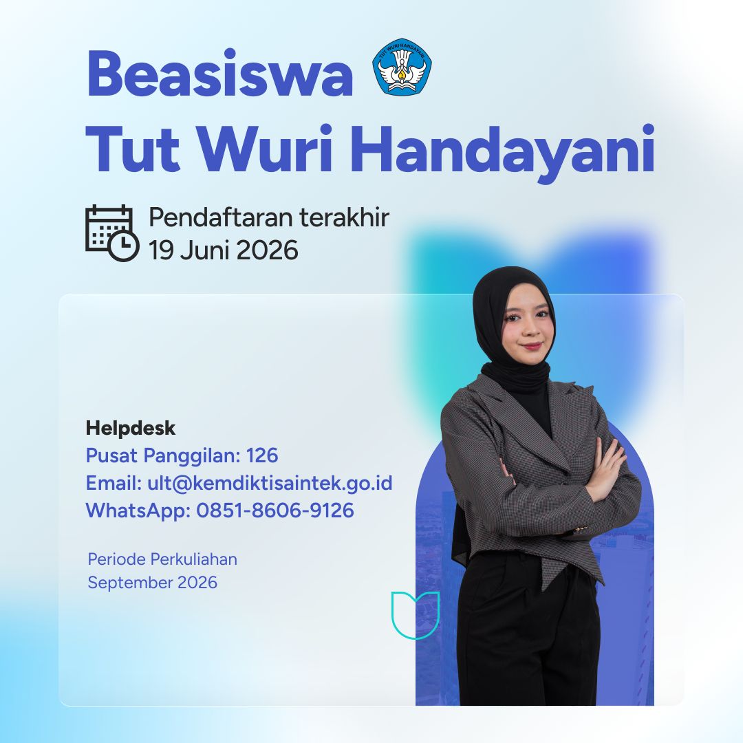 Featured image jalur seleksi beasiswa tut wuri handayani telkom university