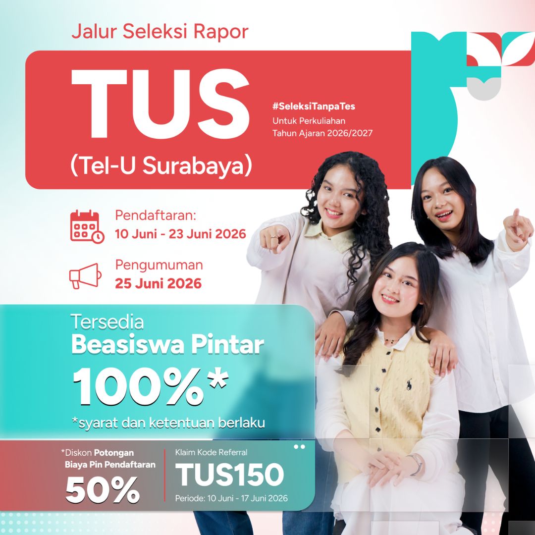Featured image jalur seleksi telkom university surabaya juni tahap 2