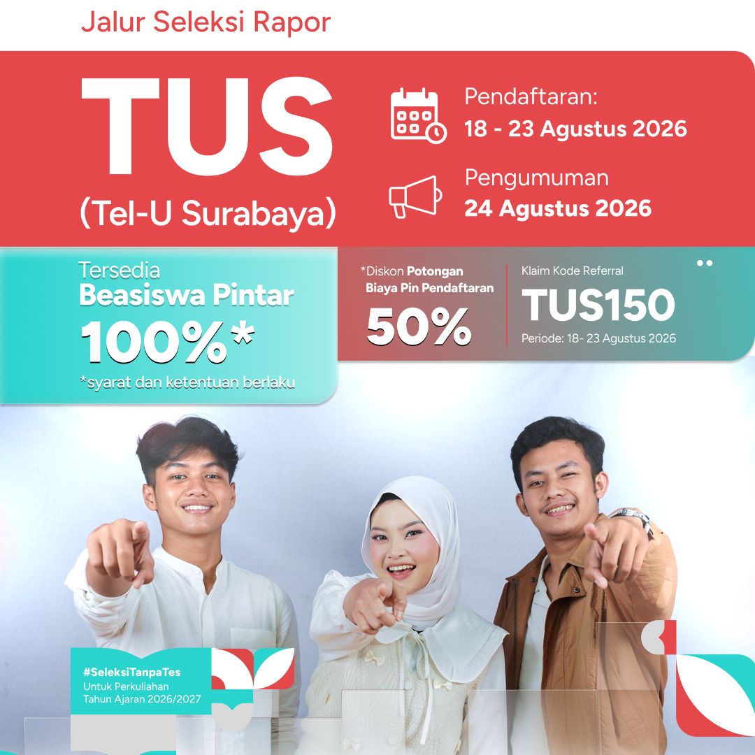 Featured image jalur seleksi telkom university surabaya tus agustus 3